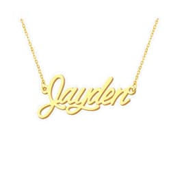 Aoloshow Personalized Name Necklace Custom Any Name Necklaces Jewelry for Womens New Mom Bridesmaid Gift