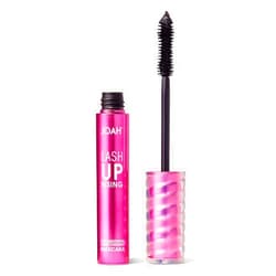 JOAH UPrising Mascara and Boosting Lash Primer, Strengthening & Conditioning White Mascara Formula with Biotin, Vitamin E & Olive Oil, Vegan & Cruelty Free (Waterproof Black Mascara)