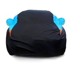 MORNYRAY Waterproof Car Cover All Weather Snowproof UV Windproof Protection Outdoor Full car Cover, Universal Fit for Sedan (Fit Sedan Length 194-206 inch, Blue)