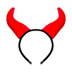 Products4ushop MeeTHan Fancy Halloween Headband Festival Red Devil Horns Cosplay Headbands: H3