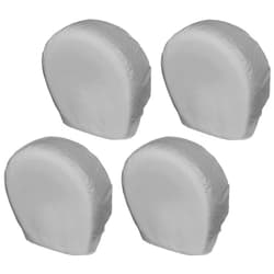 Explore Land Tire Covers 4 Pack - Tough Wheel Protector for Truck, SUV, Trailer, Camper, RV Universal Fits Tire Diameters 26-28.75 inches, Charcoal