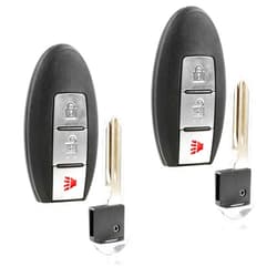 USARemote 2X USARemote Keyless Entry Remote Car Smart Key Fob Control 3-Button Replacement for Nissan Infiniti (KBRASTU15, CWTWB1U415, CWTWB1U733, CWTWB1U821, PQTDORM14)