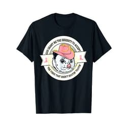 Cool Opossum Raccoon Graphics and Tees Opossum Rootin' Tootin' Funny Retro Country Cowboy Possum T-Shirt
