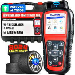Autel MaxiTPMS TS508WF TPMS Programming Tool, 2024 Newest WiFi Ver. of TS508 TS501 TS408 TS601, Tire Pressure Monitor, Program MX-Sensors 315/433MHz, Relearn Activate All Sensors, TPMS Reset/Diagnose