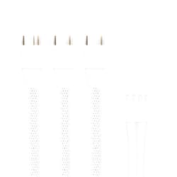 PANO-MOUNTS 2 Pack 10.6inch 4Pin PWM Fan Extension Splitter Cable 1 to 3 Ways - with 3Pin 4Pin Male Connector for Computer Case & CPU Cooling Fans(White)