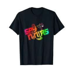 Spy Gaming Ninjas Game Lovers Ninja And Spy - Kids Birthday Ninja Boy Girl Kids T-Shirt, Black