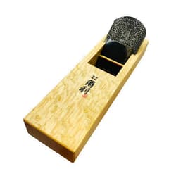 KAKURI Japanese Block Plane Large 60mm for Woodworking, KANNA Japanese Smoothing Plane Manual Hand Planer for Finishing Wood, 10.2 x 3.0 x 2.8 inches, Oil Finished White Oak Body, Made in JAPAN