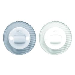 NUK for Nature Comfy Duet 100% Silicone Soother 2-in-1 Pacifier and Teether
