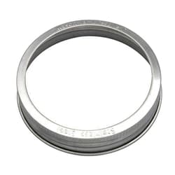 Mason Jar Lifestyle Stainless Steel Rust Proof Bands/Rings with Stamped Logo (5 Pack, Wide Mouth)