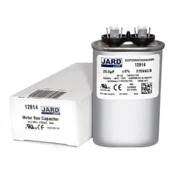 JARD Replacement Motor Run Capacitor 20 mfd 370V VAC Volt 20uf Oval