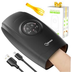 cotsoco Hand Massager with Heat and Compression, 3D Machine for Arthritis and Carpal Tunnel Syndrome Relief, 6 Levels Pressure Point Massage, Finger Wrist Massage for Pain Relief, Gifts for Women