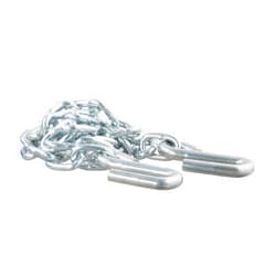 CURT 80010 48-Inch Trailer Safety Chain with 3/8-In S-Hooks, 2,000 lbs Break Strength