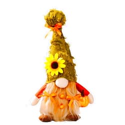 Axdt Fall Decorations Gnomes Fall Decorations Home Thanksgiving Decorations Farmhouse Scandinavian Fall Pumpkin Decorations Fall Faceless Plush (Green)