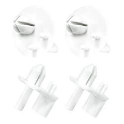 KitFit 4 Pack 241993101 Refrigerator Crisper Shelf Cover Support Compatible with Frigidaire Electrolux Replace 1513081 240350802 AH2358879 AP4393090 EA2358879