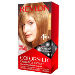 Revlon ColorSilk Beautiful Color, Dark Blonde [61] 1 ea (Pack of 6)