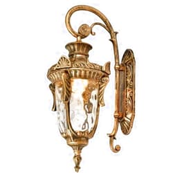 DLGGO Victorian Exterior Wall Lantern, Continental Nostalgic Die-cast Aluminum Wall Light Waterproof IP65 Gooseneck Wall Light Bronze Front Porch Exterior Wall Lamp Mounted Security Illumination E27