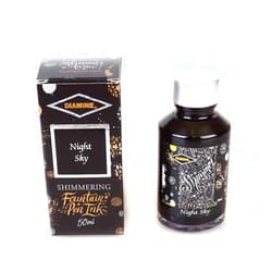 Diamine Fountain Pen Bottled Ink, 50ml - Shimmering Night Sky