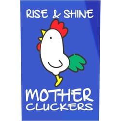 Tick Tock Creations Rise And Shine Mother Cluckers: Funny Chicken Gift Composition Notebook Jotter 6