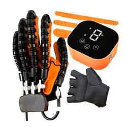 OUOQNUE Hand Rehabilitation Robot Gloves, Stroke Recovery Equipment, Adjustable Strength, Rechargeable Finger Rehab Trainer, for Hemiplegia Arthritis Dysfunction Recovery