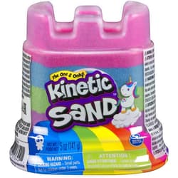 Kinetic Sand 6054549 Rainbow Castle Container, Mixed Colours