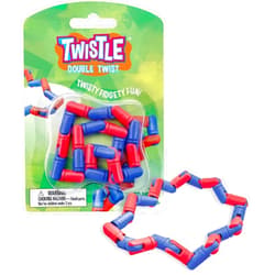 Teacher Created Resources Twistle Double Twist Fidget Sensory Toy - Red and Blue