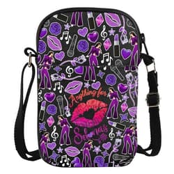 WZMPA Singer Album Crossbody Bag Singer Fans Gift Singer Lyric Shoulder Bag Singer Concert Merchandise (Anything -CB)