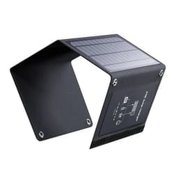 MARBERO-21W-Portable-Foldable-Solar-Panel-Charger - Small Solar Panel for Solar Generator, Camping, RV, iPhone, iPad, Laptop, Outdoor Adventures, Power Outage, USB Ports & DC Output