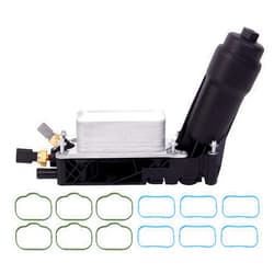 Kepouse 68105583AF Oil Filter Housing Adapter & Oil Cooler Kit w/Intake Manifold Gaskets