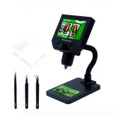 TYZK Microscope Kit 600X Digital Microscope Electronic Video Microscope 4.3 Inch HD LCD Microscope Microscope Lens Adapters (Color : G600 wanguan Set)