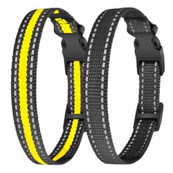 aikko Replacement Strap Dog Collar with Buckle Adjustable Safety Nylon Dog Training Collars, Compatible with Patpet, Garmin, Dogtra, Petrainer, Dog Care for E Collar Wireless Dog Fence Receiver