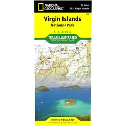 By National Geographic Maps - Trails Illustrated (Author) Virgin Islands National Park Map (National Geographic Trails Illustrated Map, 236)