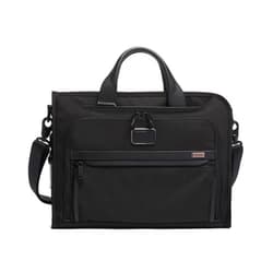 TUMI Slim Deluxe Portfolio - Ballistic Nylon Briefcase for Men & Women - Stylish Organizer Briefcase for Business & Travel