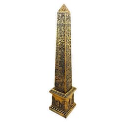 Ebros Gift Ebros Egyptian Theme Obelisk Temple of Ra with Hieroglyphs 10