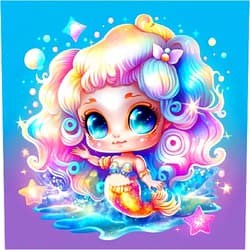 MMAHD Diamond Art Painting Kits for Adults,DIY 5D Round Full Drill Cute Diamond Art, Perfect for Relaxation and Home Wall Décor (11.8 * 11.8Inches)
