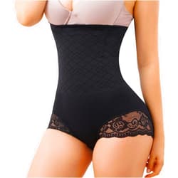 Nebility Women Body Shaper Butt Lifter Hi-Waist Panty Seamless Waist Trainer Tummy Control Shapewear