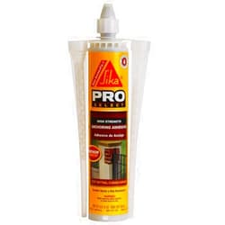 SIKA Corporation 112729 10.1 Oz Pro Select High Strength Siliconized Acrylic Compound Adhesive