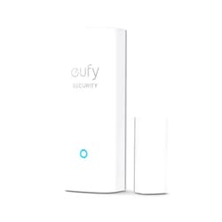 eufy Security Entry Sensor, Detects Opened and Closed Doors or Windows, Door Monitoring, Sends Alerts, Triggers Siren, 2-Year Battery Life, Indoor Use Only, Requires HomeBase, 24/7 Monitoring Optional
