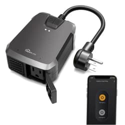 TREATLIFE Outdoor Smart Plug with 2 Individual Control Outlets, IP64 Weather Resistance, Smart Home Outlet Timer Compatible with Alexa, Google Home and SmartThings, 2.4GHz WiFi Only, No Hub Required