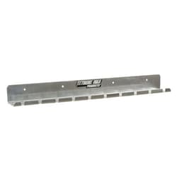 Extreme Max 5001.6059 Pneumatic Air Tool Rack Holder for Enclosed Race Trailer Shop Garage Storage, Silver