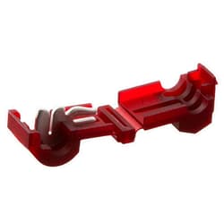 Install Bay RTT Red Insultion Displacement T-Tap Connector 22-18 Gauge - 100 Pack