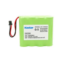 Kastar 1-Pack Ni-MH Battery 4.8V 2100mAh Compatible with DSC BATT2148V 4PH-H-AA2100-S-D22 WS4920HE WTK5504 Wireless Security System Alarm Panel 17000153