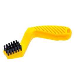 TCP Global - Foam Buffing Pad Conditioning Brush - Stiff Nylon Bristles - Cleaning Recondition Tool for Polisher Buffer Foam and Microfiber Polishing and Compound Pads and Bonnets - Car Auto Detailing