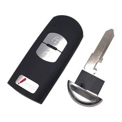BTOZRF Replacement Key Fob Case Shell Fit for Mazda 3 CX-3 CX-5 WAZSKE13D01 662F-SKE13D01 Keyless Entry Remote Car Key Housing Casing Outer Cover Repair (1)