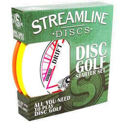 Streamline Discs 3-Disc Premium Disc Golf Starter Set (Colors and Models May Vary)