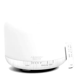 ASAKUKI 500ml Premium Essential Oil Diffuser with Remote Control, 5 in 1 Ultrasonic Aromatherapy Fragrant Oil Humidifier Vaporizer, Timer and Auto-Off Safety Switch (White)