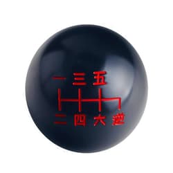 DEWHEL Black/Red Inlay Manual Shift Knob Short Throw Shifter 6 Speed M10x1.5 M10x1.25 M8x1.25 M12x1.25