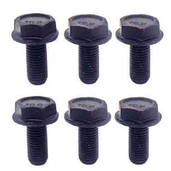 WIROJ M8 x 18mm Bicycle Bottom Bracket Flanged Axle Bolt, 8mm Crank Bolts Parts for Mountain Bike Road Bike MTB (6 PCS)