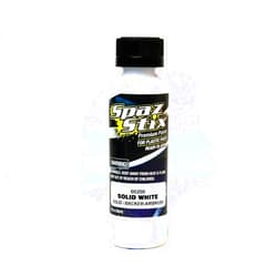 Spaz Stix Solid White/Glow Backer Airbrush Paint 2oz