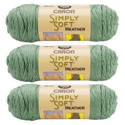 Caron Bulk Buy Simply Soft Heather Yarn (3-Pack) Woodland H9700H-9503