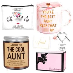 Frerdui Auntie Gift Ideas, Gifts for Aunt, Aunt Gifts - Best Aunt Ever Gifts - Aunt Birthday Gift - Aunt Gifts from Niece, Nephew, Aunt Christmas Gifts - Gifts for New Aunt, To Be Aunt - Favorite Auntie Mug